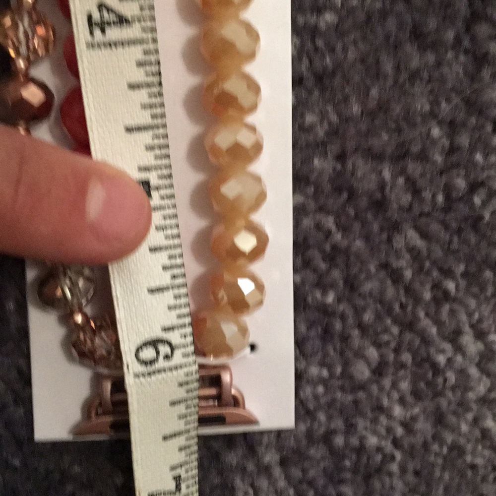 BOGO 🆓 Apple Watch 3 strand beaded stretch band - Picture 7 of 7